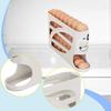 Egg Holder for Fridge 4 Tier Eggs Roller Organizer Auto Rolling Container Cabinet