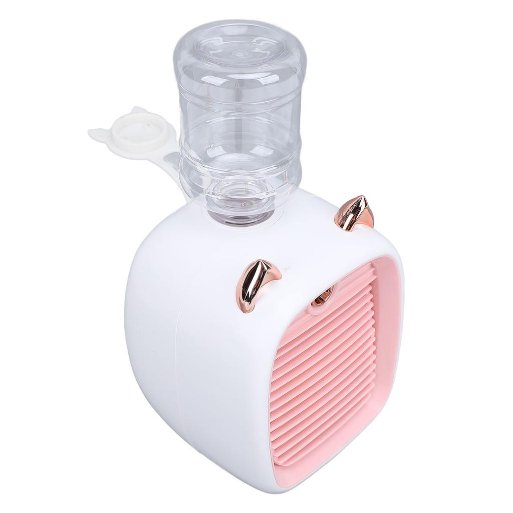 Desktop Cooling Fan Little Fox Shaped Misting USB Rechargeable 800mah Mini Desktop Air Cooler Fan