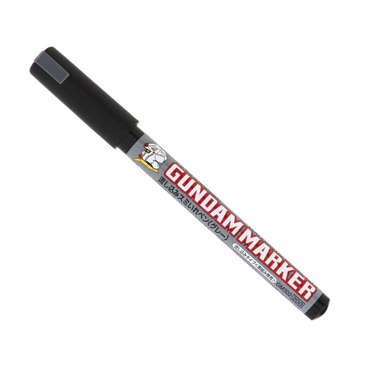 

GSI Creos Gundam Marker Inking GM302 Flow-In Pen, Gray, серый