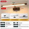Luce a Specchio LED Telescopica Pieghevole per Armadietto del Bagno o Studio