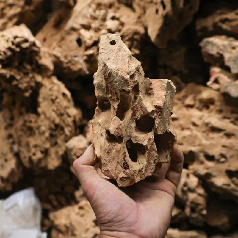 

250 г 500 г 1000 г Натуральный декор для аквариума Камень Рокарий Ландшафтный дизайн Аквариум Микропористый камень Хорош для роста растений about 250g жёлтый