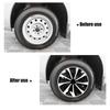 Set of 4 R15 Wheel Trims, 15 Wheel Caps, Steel Rim Decorative Caps, Rim Covers for Most Car Brands
