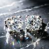 9MM Moissanite Earring S925 Silver VVS Pass Diamond Tester 6CT Women Hip Hop 14K Gold Plated GRA Certification Big Men Earring