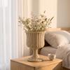 Wicker Vase Handmade Goblet Nordic for Home Decor, Minimalists