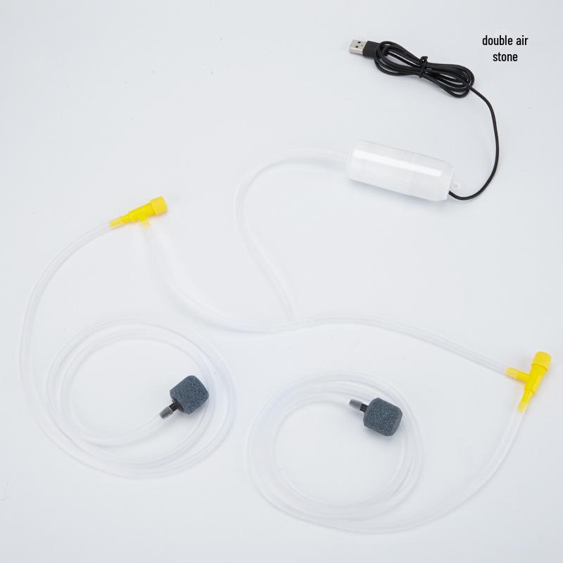 USB Rechargeable Portable Fish Tank Oxygen Pump for Outdoor Fishing and Aquarium Use