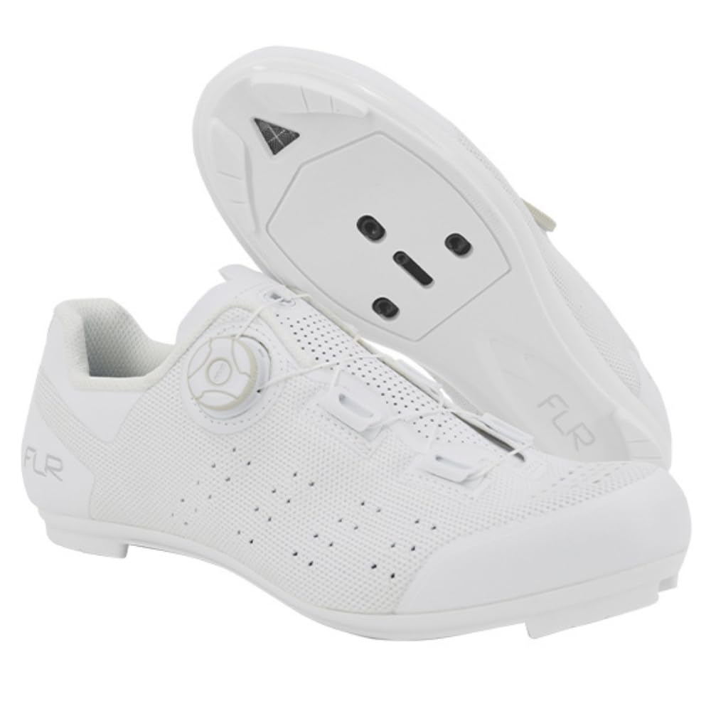 FLR Road Cycling Shoes FNT-3 Knit 44 (28.3cm) pure white