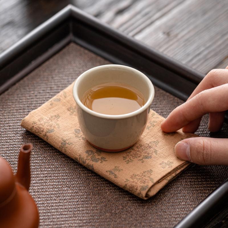 Chinese Absorbent Tea Towel Zen Tea Table Rag Keeping Pot Towel Tea Set Waterproof Mat