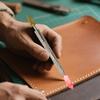 Leather Edge Double Head Brass Glue Painting Roller Oil Gluing Dye Pen Stick Speedys Paint Roller Tool DIY Leather Craft Tools