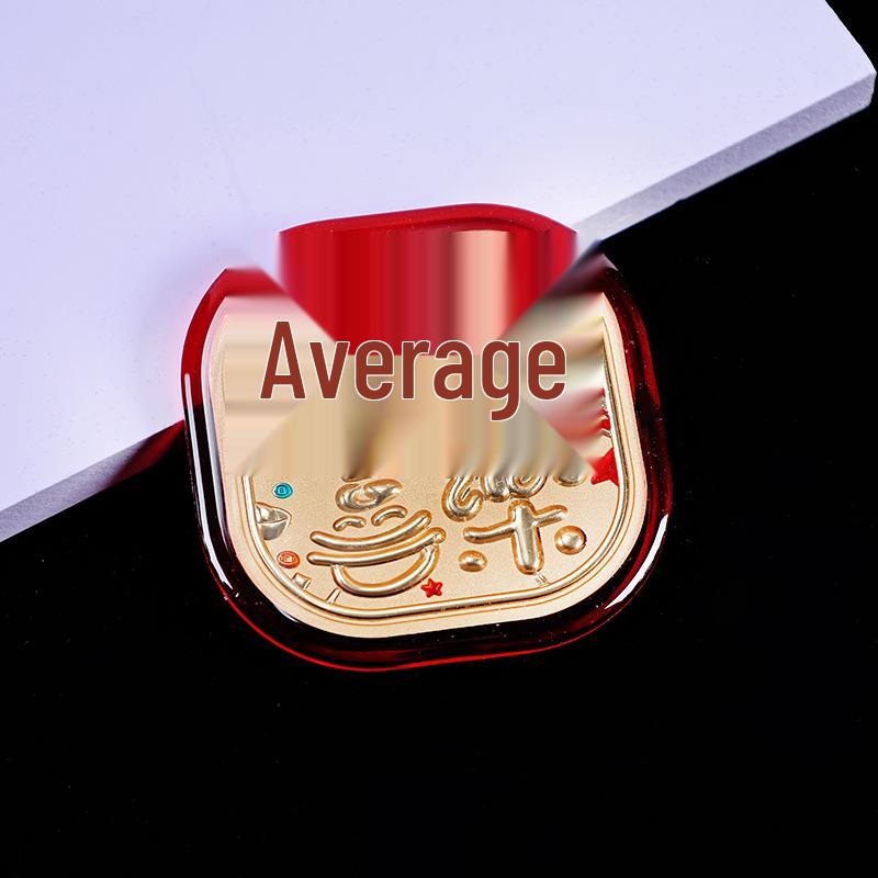 In Stock: 2026 Year of the Horse Gold-Style Refrigerator Magnet - Creative New Year Decoration & Fun Gift