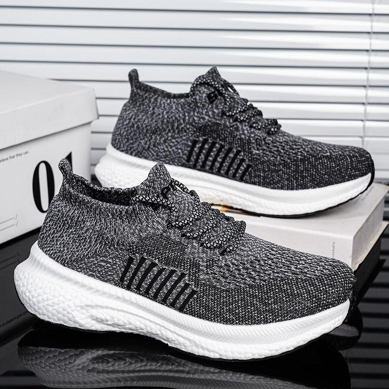 

Fashion Men Breathable Comfortable Running Shoes Autumn Outdoor Anti Slip Walking Shoes Women Jogging Shoes 2025 Mens Casual Sneakers 44 серый