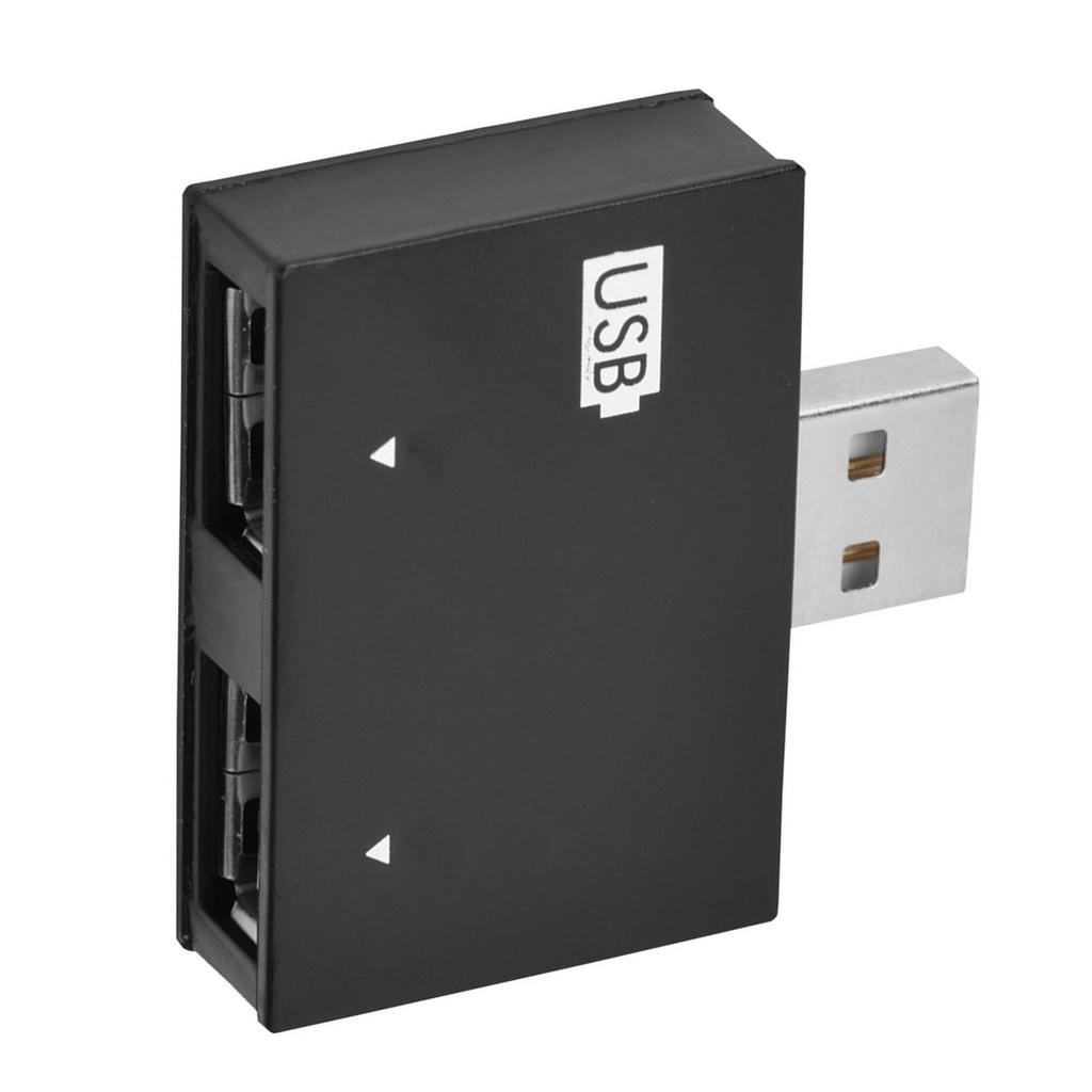 Hub USB2.0 Male To 2‑Port USB Twin Charger Splitter Adapter Converter Kit