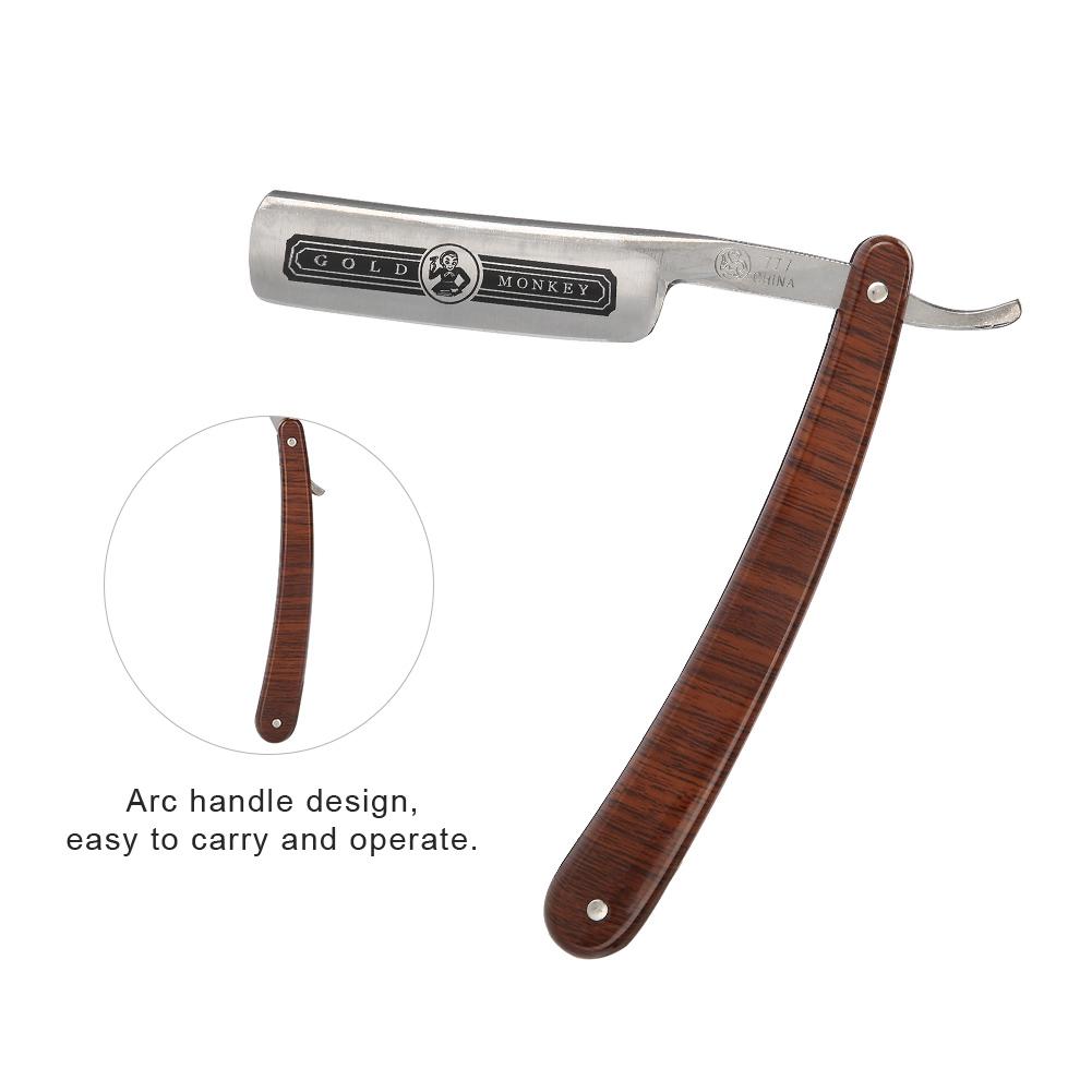 Professional Folding Hair Cut Barber Razor Stainless Steel Beard Shaver Hair Removal Tool