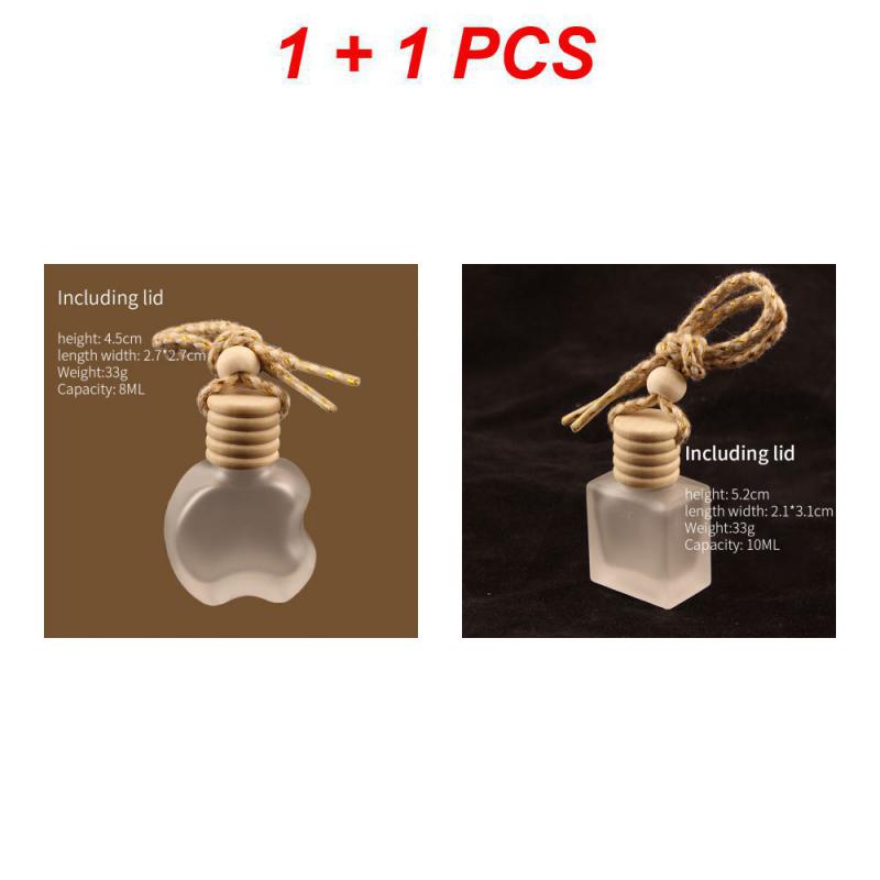 1/2/3PCS Frosted Glass Pendant Gentle Exquisite Easy To Install High-quality Car Accessories Car Interior Fragrance Pendant