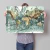 Terra Reliefkarte Personalisiert D Texturiertes Metallposter Wandkunst Blechschild für Badezimmer Dekoration Zimmer Benutzerdefinierte Platte Lustige Schilder