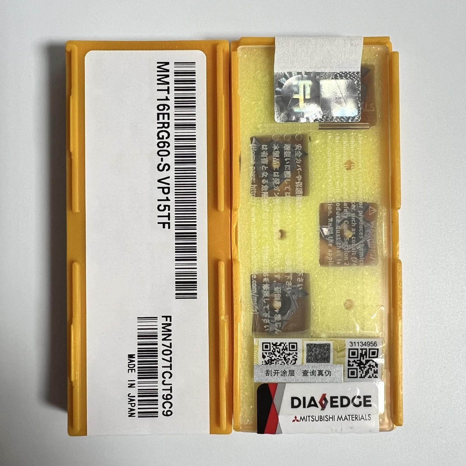 

MITSUBISHI / MMT16ERG60-S VP15TF / Carbide CNC Blade 10 Pcs
