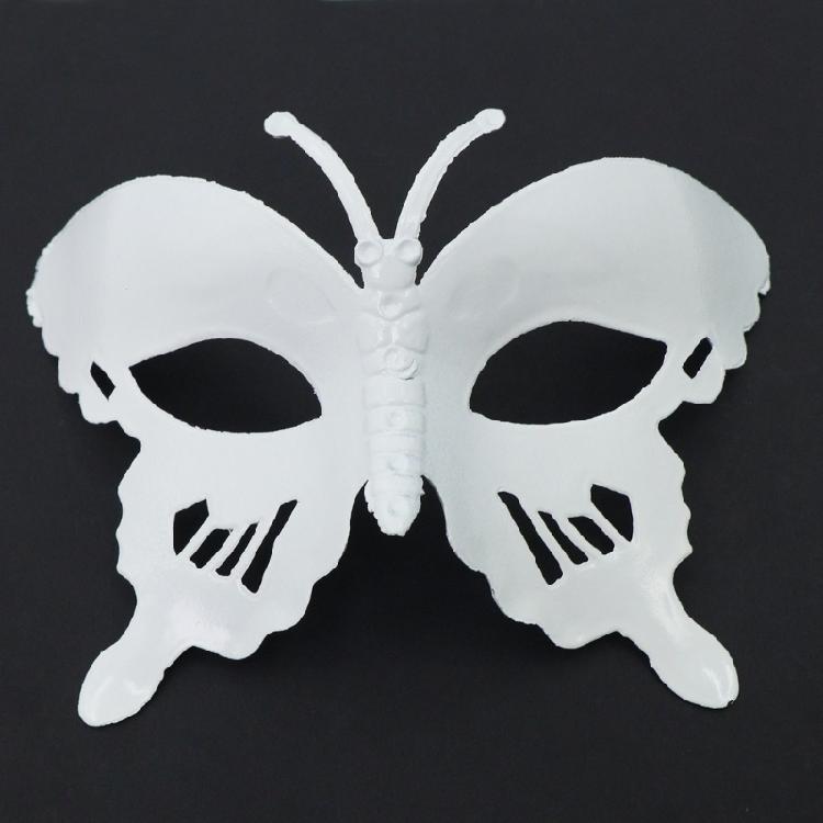 Maska Maskaradowa Maska Motyl Maska Imprezowa Biała Maska Maska na Halloween Maska Półtwarzowa Maska Karnawałowa na Studniówkę