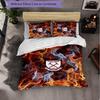 West Ham United Calcio Set Biancheria da Letto 3 Pezzi Morbido Set Copripiumino con Federe Set Decorazione Camera da Letto per la Casa