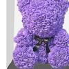Kreativer Schaumstoffblumenbär in einer Schachtel für Muttertagsgeschenke an geliebte Menschen