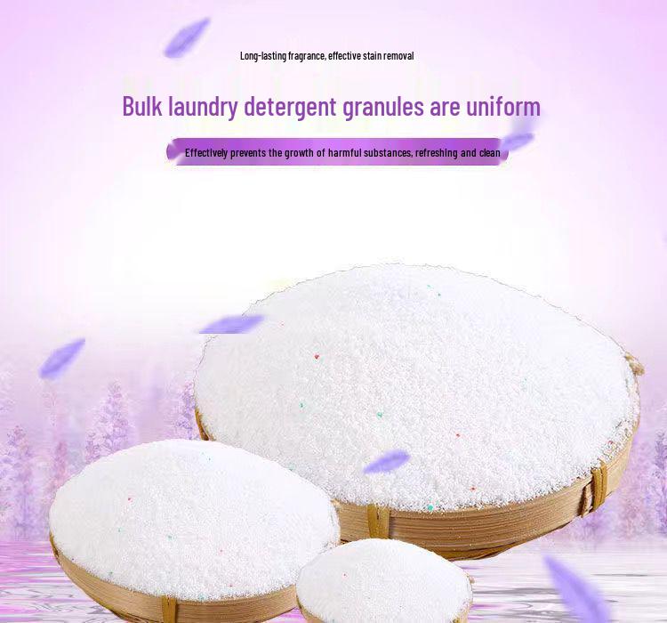 Lavender Scented Universal Laundry Detergent Powder – 20 Jin Bulk for Machine & Hand Wash, Stain Removal, Hotel & Household Use.