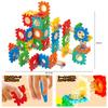 YongnKids 76P Slope Toy Bead Coaster Assembly Toy Ball Roller Marble Coaster Looping Building Blocks 3D Puzzle Bath Toy Water Play DIY Kids Toy