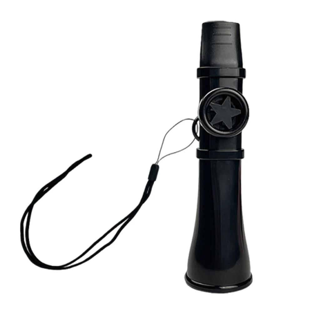 Professional Mouth Flute with Lanyard Portable Musical Flute Simple Kazoos Instrument for Adults Beginner Music Lovers