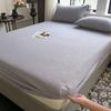 The New Skin-friendly Brushed Fitted Sheet All-inclusive Bed Cover Supports Washing