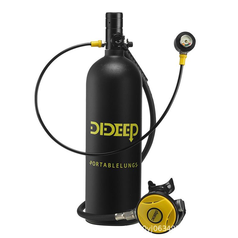DIDEEP X5000Pro 2L Scuba Diving Equipment with Oxygen Tank & Residual Pressure Gauge