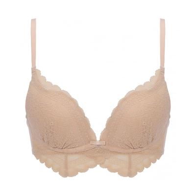 AMOSTYLE Dream Bra Bra Daisy Garden M002 D75 Size Non-Wired (Beige)