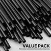 100/400/1000pcs per Pack Bended Black Straws for any Drinks Patient's Straws Party Straws For Cola Beer Juice  and Water