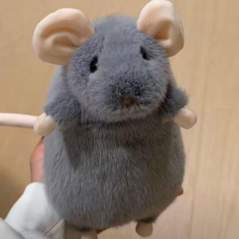 Kawaii Mouse Plush Toy Cute Stuffed Rat Doll Soft Animal Pillow Birthday Gift Home Decor Simulation Hamster