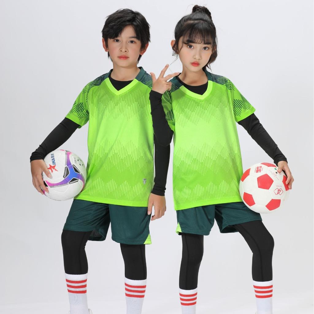 Adult Children'S Team Game Training Clothes Football Set Summer Short-Sleeved Sports Jersey Batch