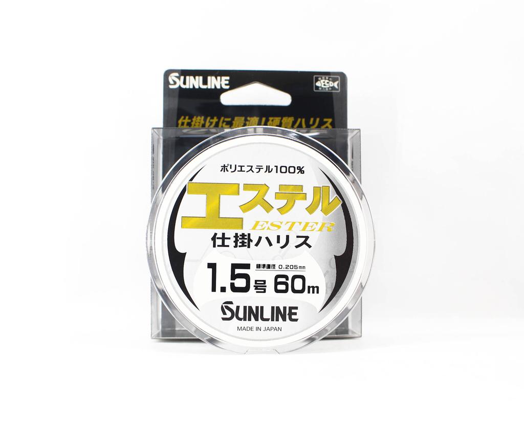 Sunline Ester Leader HG Clear 60m #1.5 6lb 0.205mm (6863)