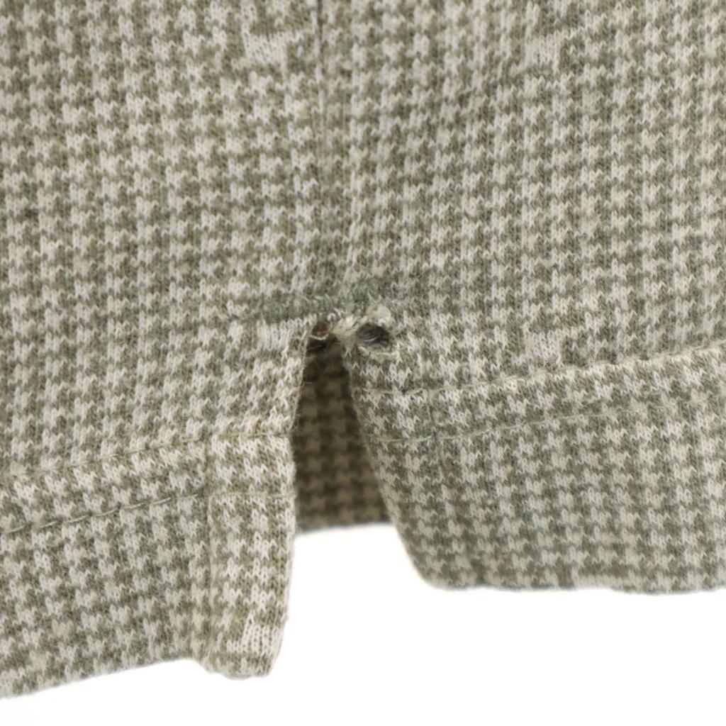 Puritan 90s Old Overall Handle Short Sleeve Polo Shirt L Ash Brown Men's Used