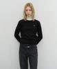 Malittepeulangsowajeobeo W Basic Crop Knit Pullover Black