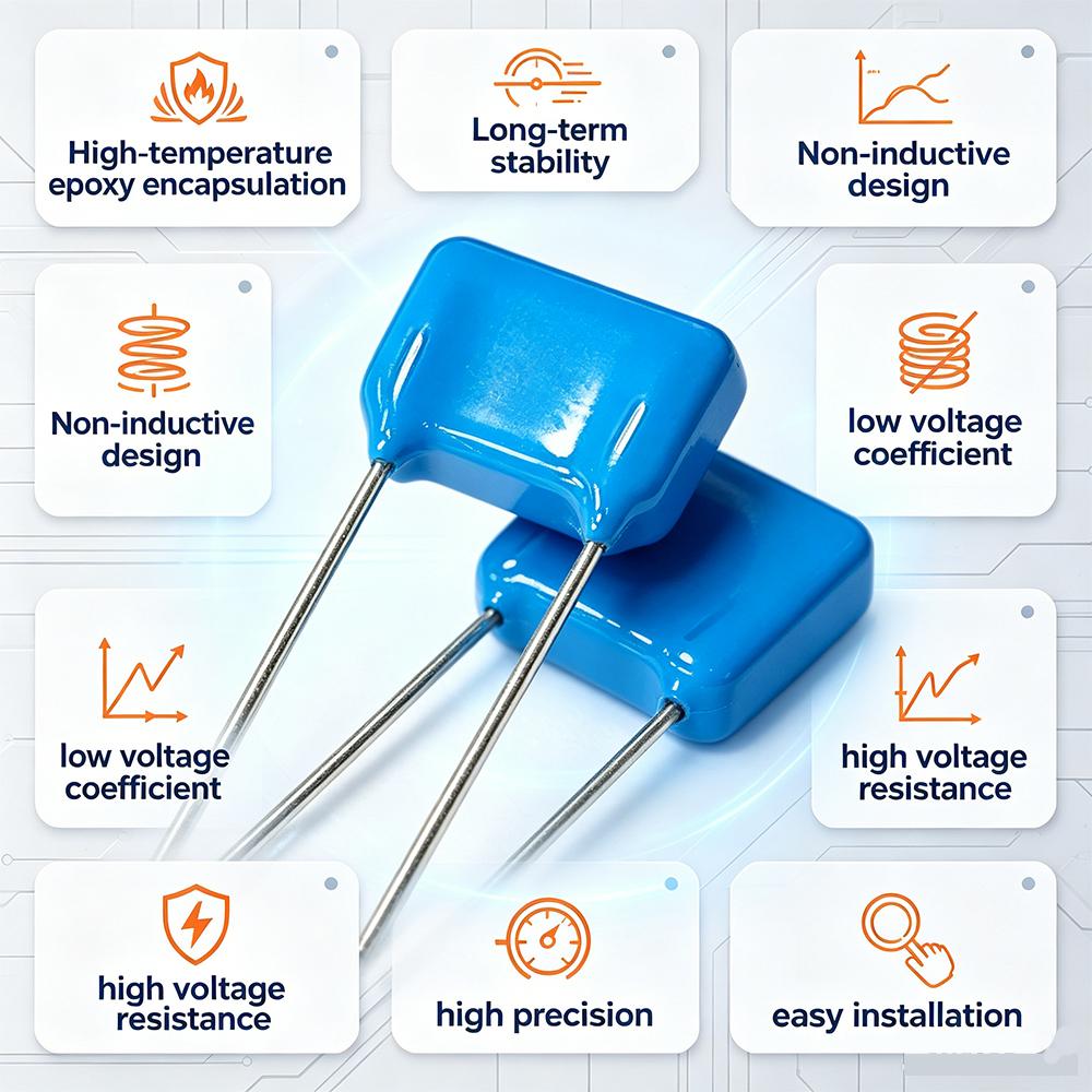 10PCS 1% High Voltage Glass Glaze Resistor 5M 10M 20M 50M 100M 500M 1G 2G 33K Ohm Non-Inductive Thick Film Resistor