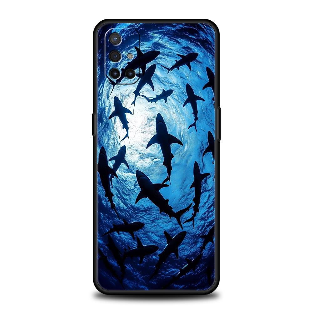 Shark Phone Case For OnePlus 15 13 12 11 10 Pro 13T 13R 12R 9 8T 8 7 7T 9R Nord 2T CE 2 3 4 5G Soft Cover