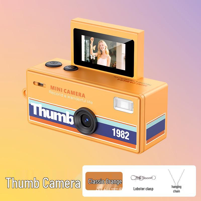 LK030 Kid's Compact Flip Camera: Portable Outdoor Thumb Cam