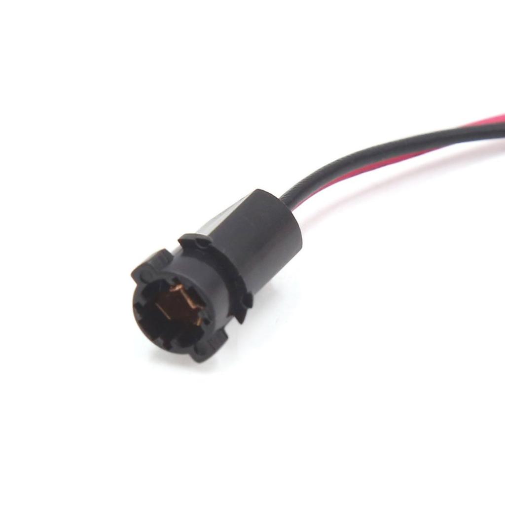 uxcell Light Socket, T5, Panel Light, Lamp Bulb, Wire, Wire Bundle, Socket, Connector, For Cars, Pack of 2