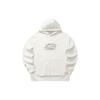Skechers Retro Letter Print Hooded Long Sleeve Sweatshirt Unisex Sweatshirt Cotton-Candy-White L323U081-0074