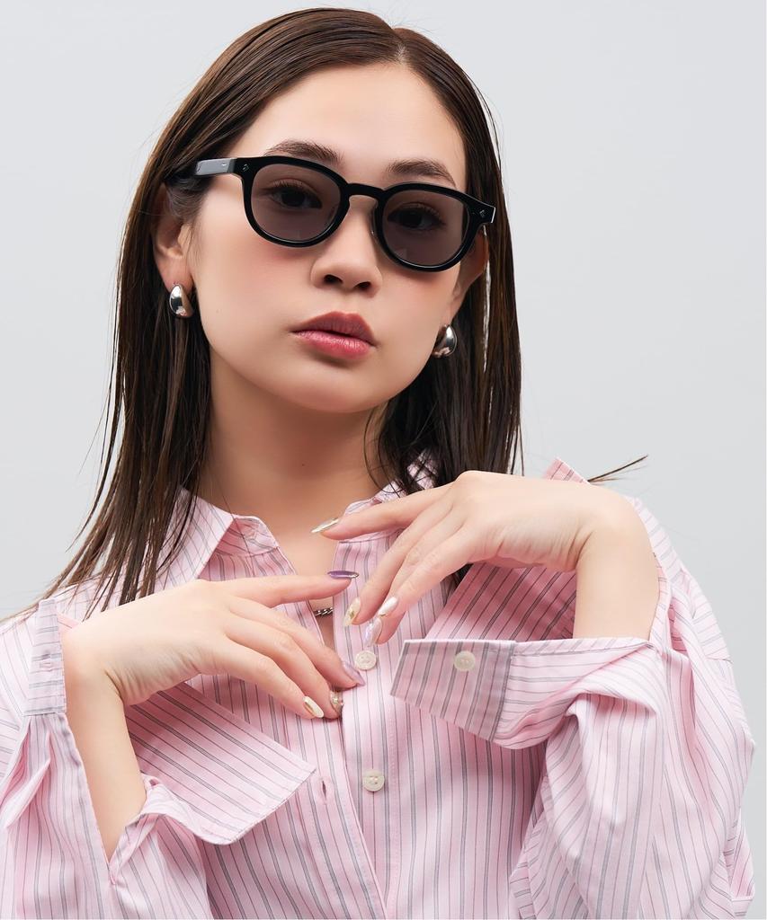 JOURNAL STANDARD relume sunglasses Colored thick UV unisex [Zoff] Boston-style (Black, ZN261G03_14E1) lenses, frame, stylish, protection, unisex,