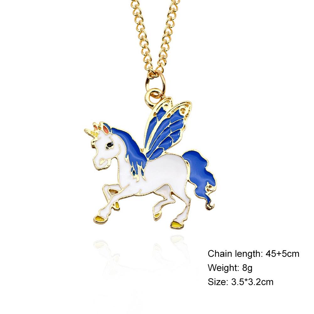 Creative Cartoon Cute  Alloy Necklace Christmas New Year Birthday Gift