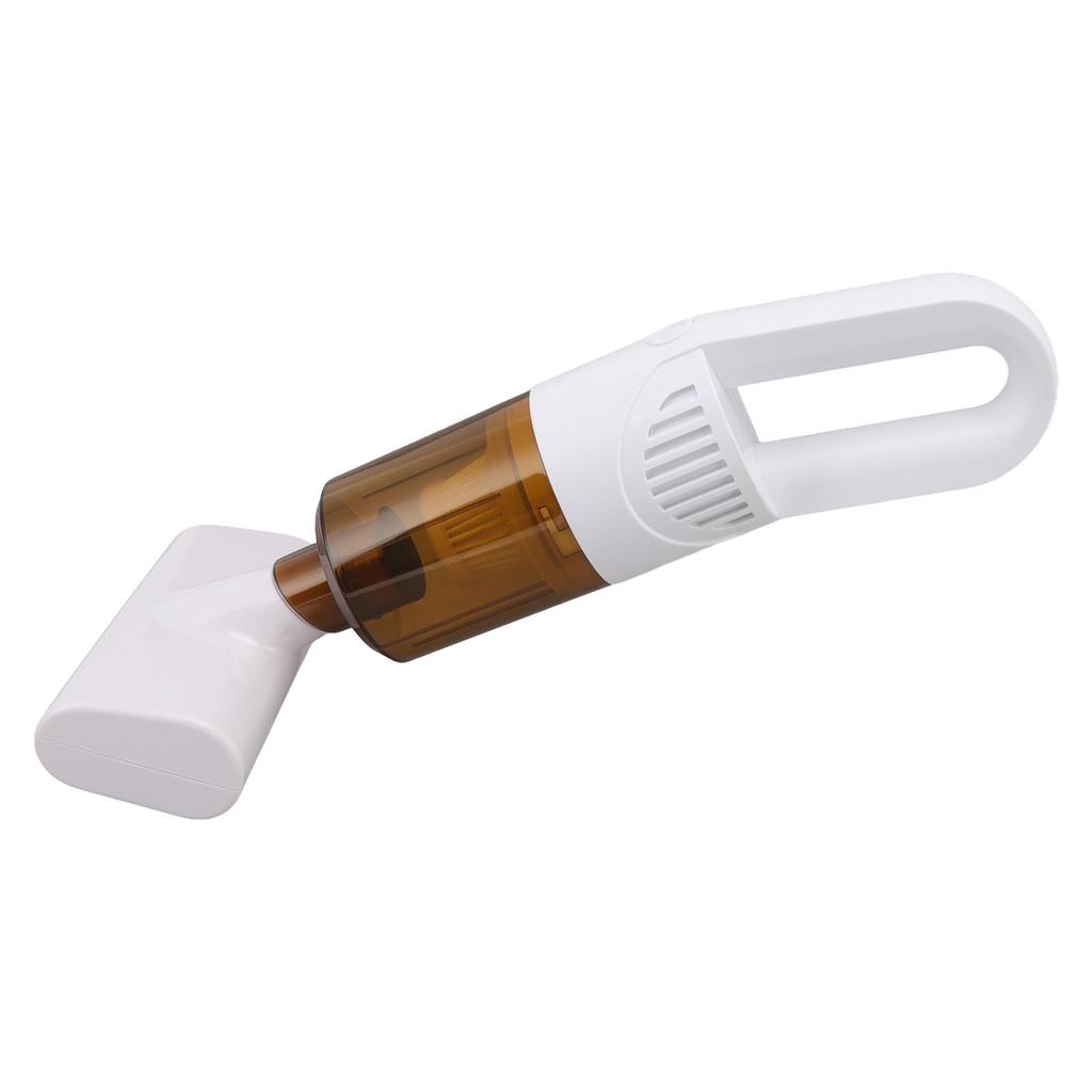 Cordless Handheld Vacuum Cleaner Dust Mite Remover USB Rechargeable for Car and Home Pet Hair White