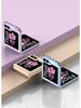 Samsung Z Flip6 Electroplated Transparent Ultra-Thin Anti-Drop Case for Foldable Screen