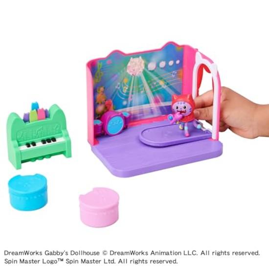 Gabbys Dollhouse DJ Catnips Music Room Set