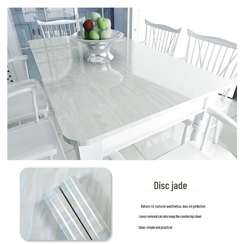 3D Marble Wall Sticker: Self-Adhesive, Oil-Proof, Thickened Decor for Bathroom, Kitchen, Wardrobe
