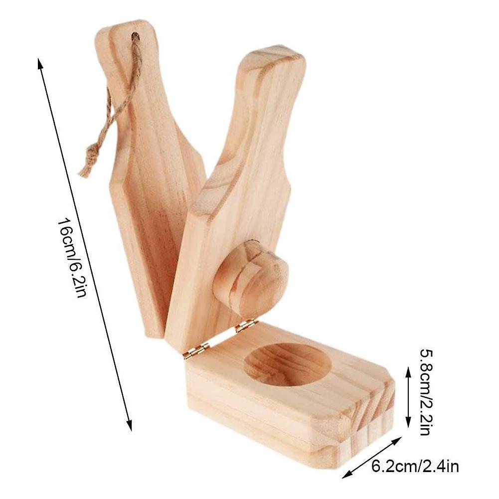 Wooden Banana-Smasher Maker Easy to Clean Banana-Smashing Stencils for Baby Food
