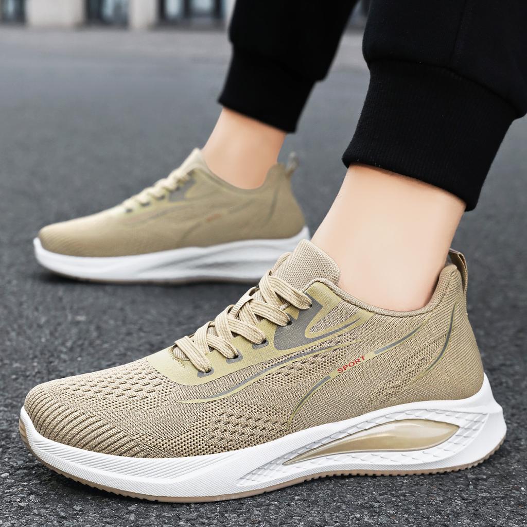Men's shoes sports men's autumn mesh new models are not tired feet breathable fashion casual shoes men's air cushion slow running shoes