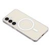 For Samsung Galaxy S25+ Crystal Clear Case Compatible with MagSafe Hard PC Phone Cover