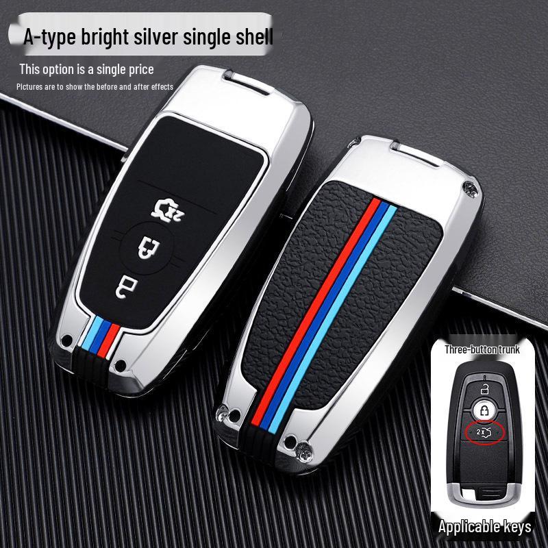 2020 Ford Escape & 2022 Mondeo Edge Two-Button Car Key Case