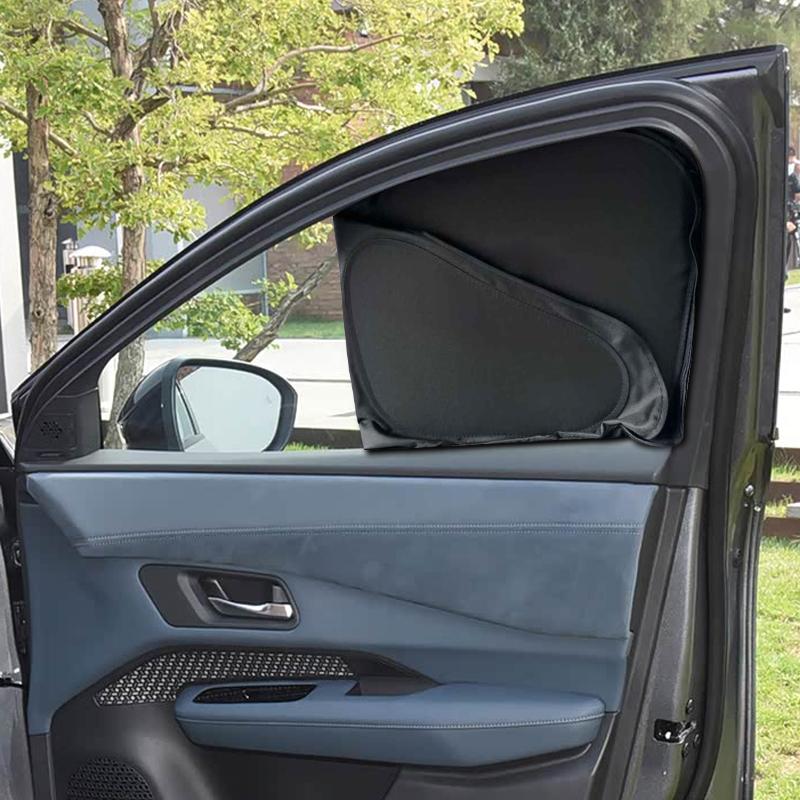 Car Black Window Privacy Sunshade For NISSAN ARIYA FE0 2023-Present Anti-UV Heat Insulation Protect Cover Interior Accessory